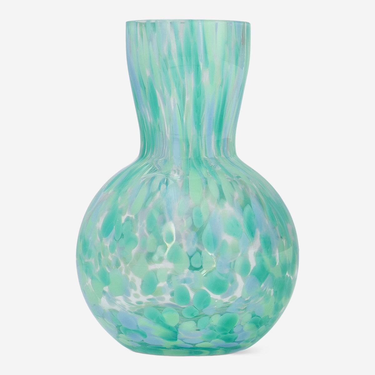 Vase with blue splash design Home Flying Tiger Copenhagen 