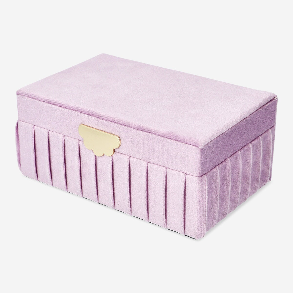 Velvet Jewellery Box with Purple Lines Home Flying Tiger Copenhagen 