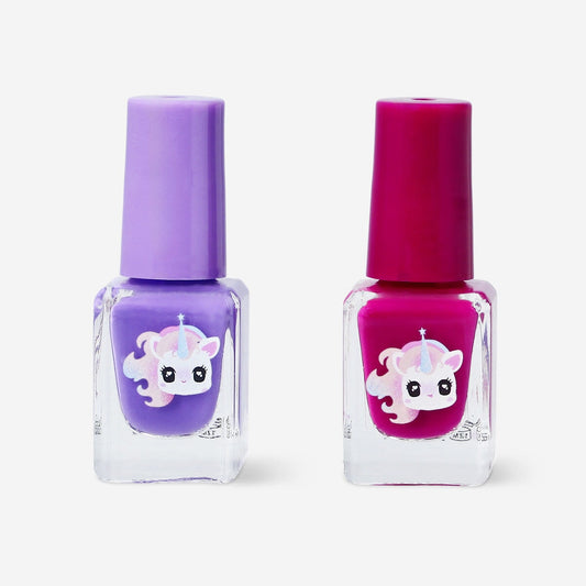 Water based peel off nail polish for kids - 2 pcs