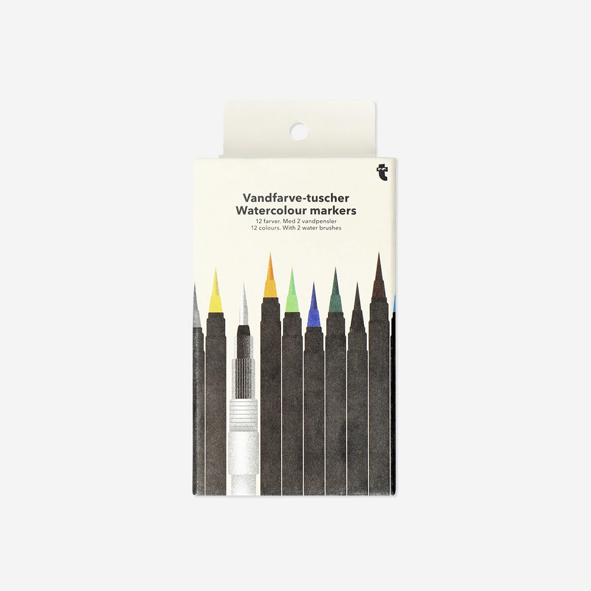 Watercolour markers and water pens - 14 pcs hobby Flying Tiger Copenhagen 
