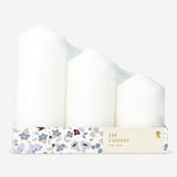 White Pillar Candles - 3 pcs Flying Tiger Copenhagen 