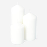 White Pillar Candles - 3 pcs Flying Tiger Copenhagen 