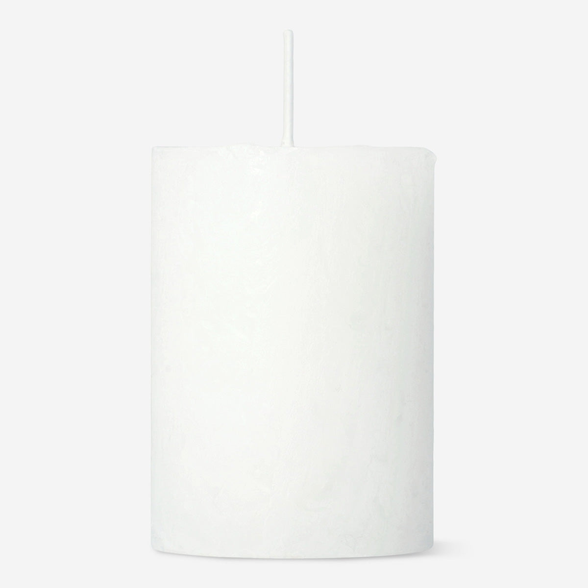 White Rustic Pillar Candle - 8 cm Home Flying Tiger Copenhagen 