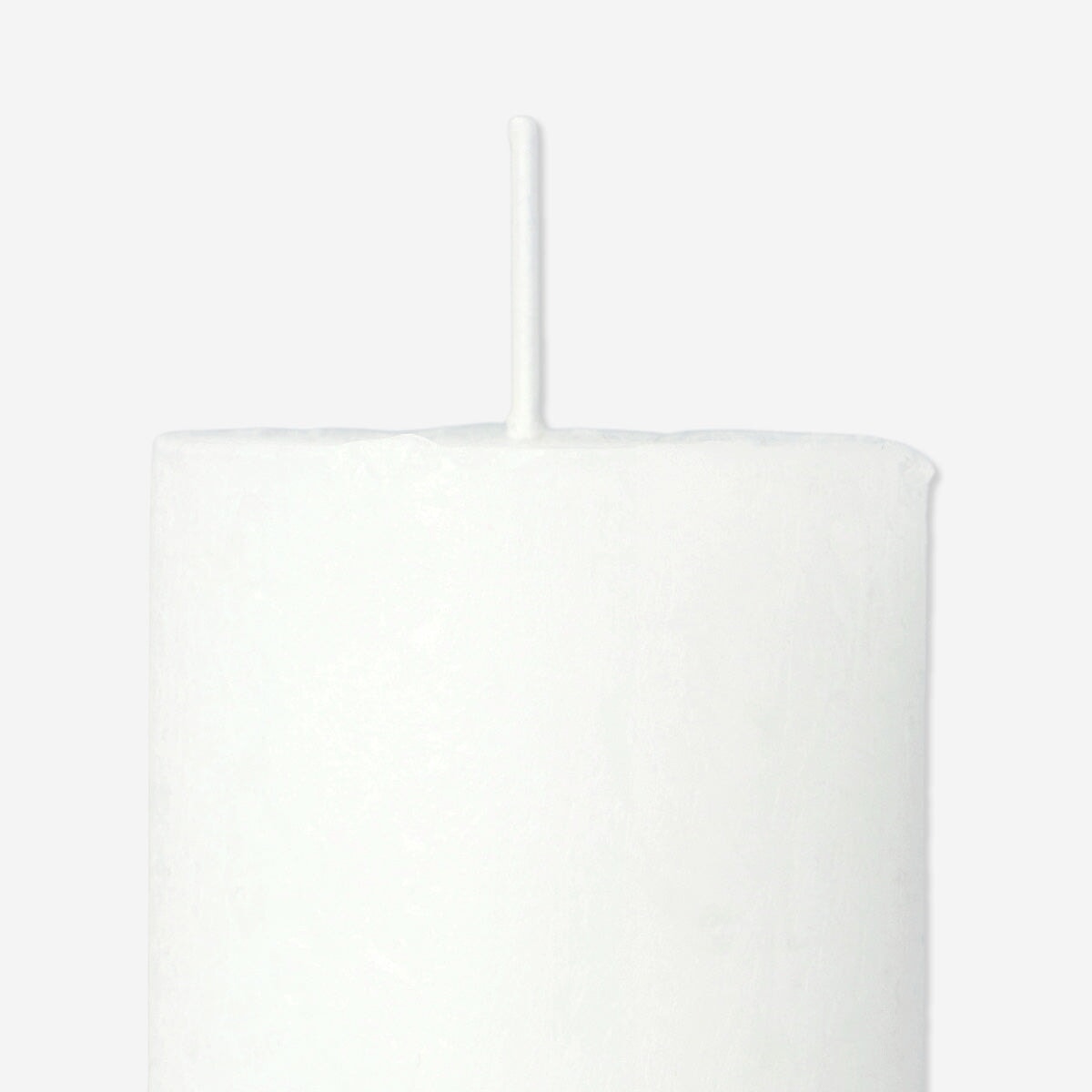 White Rustic Pillar Candle - 8 cm Home Flying Tiger Copenhagen 