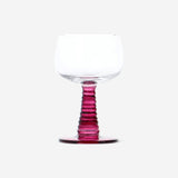Wine glass with burguny stem - 220 ml kitchen Flying Tiger Copenhagen 