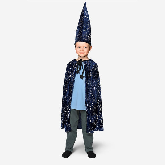 Costume da mago per 4-8 anni