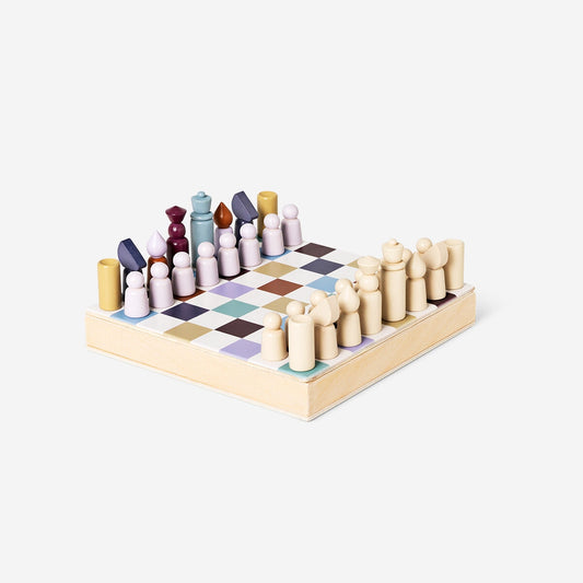 Jeu d'échecs en bois