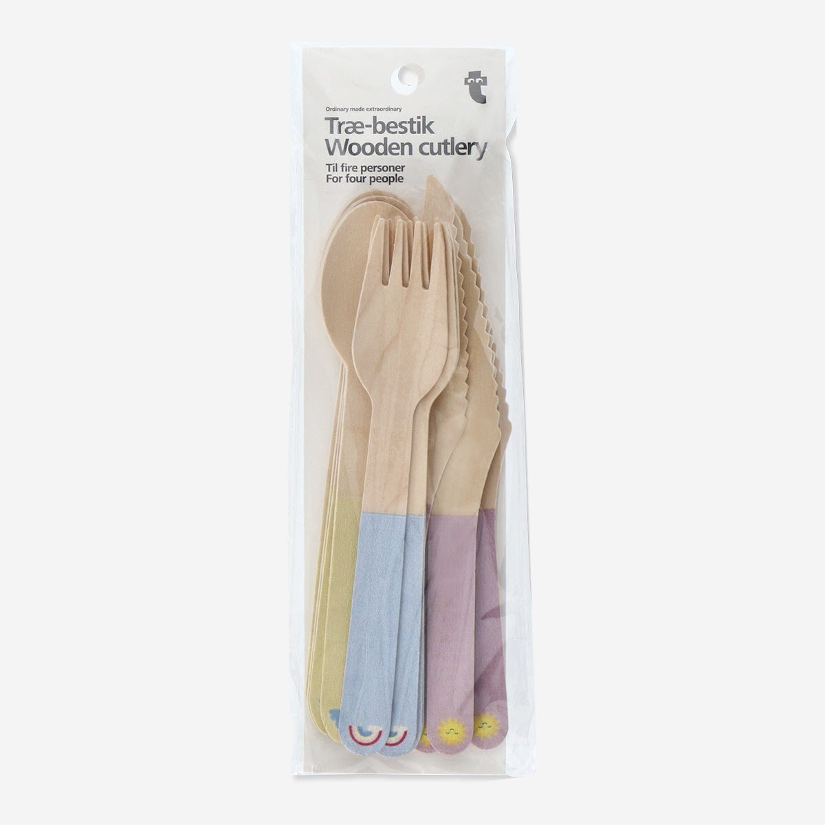 Wooden cutlery. For 4 people Party Flying Tiger Copenhagen 