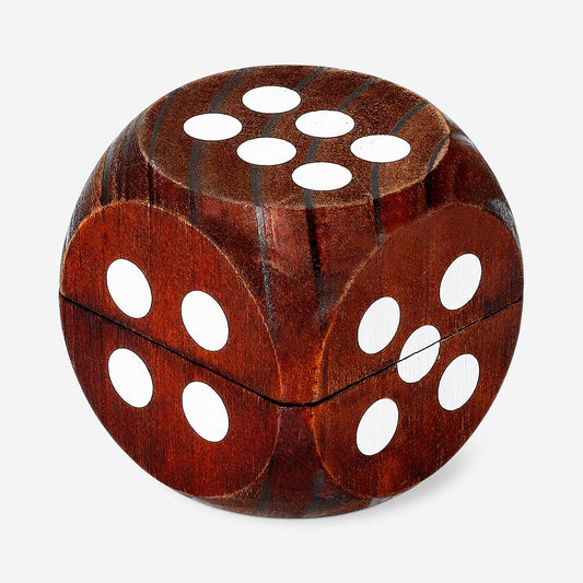 Wooden dice set