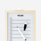 Wooden planner board with marker office Flying Tiger Copenhagen 