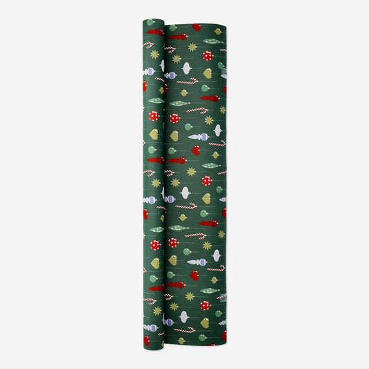 400 cm Geschenkpapier - Christbaumkugeln