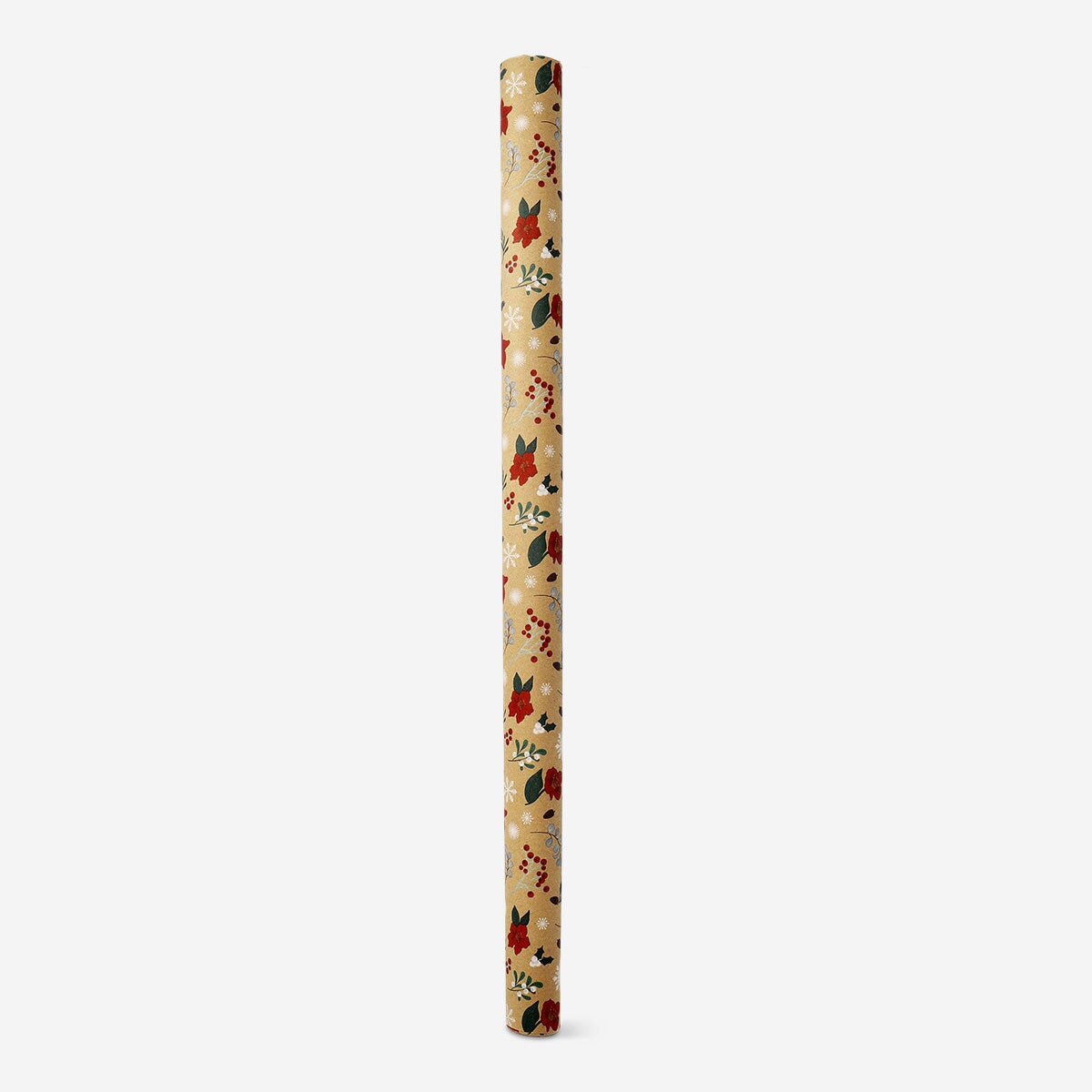 Wrapping Paper with Christmas Flowers - 400x70 cm Party Flying Tiger Copenhagen 