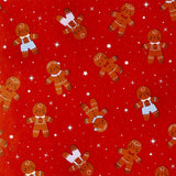 Wrapping Paper with Gingerbread People - 400x70 cm Party Flying Tiger Copenhagen 