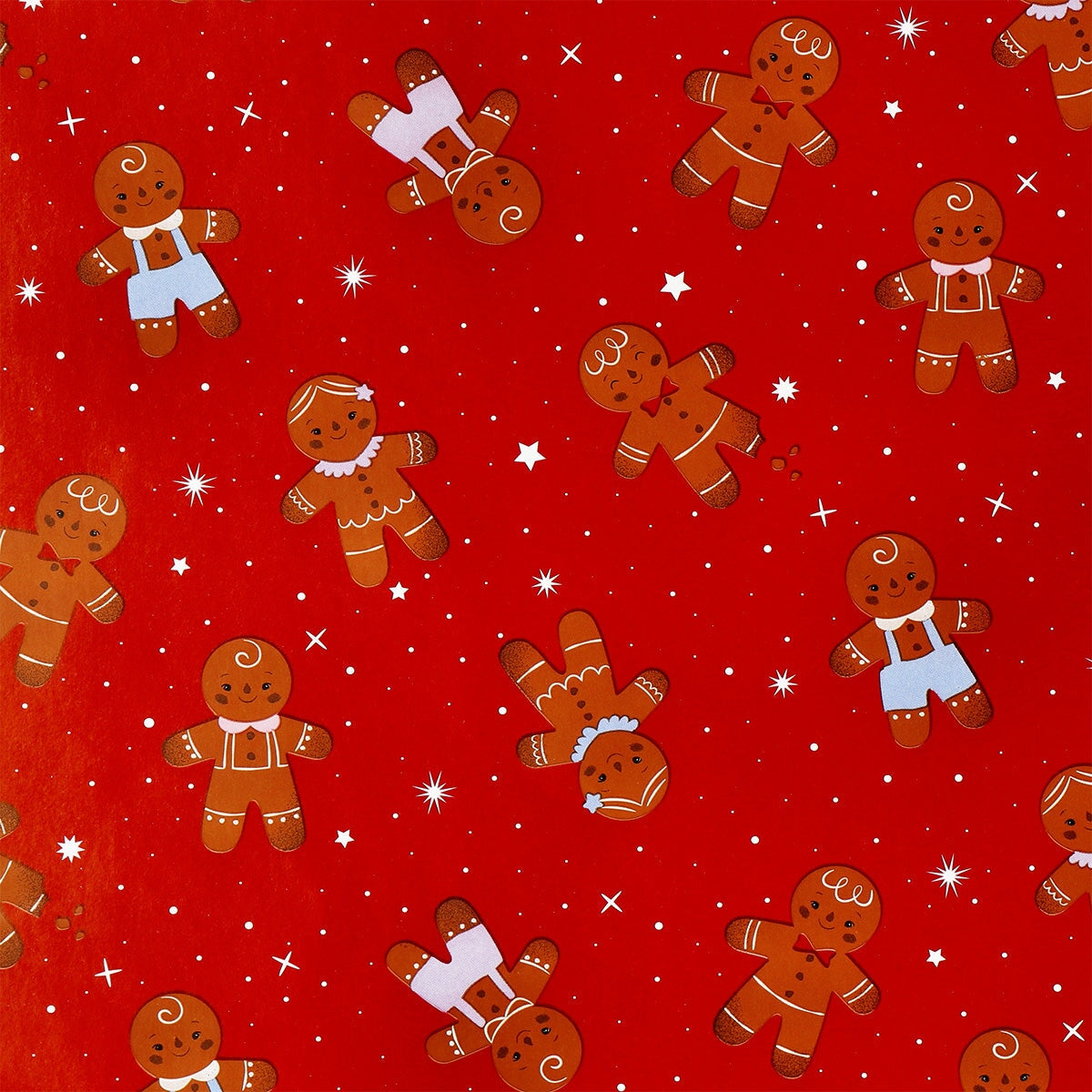 Wrapping Paper with Gingerbread People - 400x70 cm Party Flying Tiger Copenhagen 