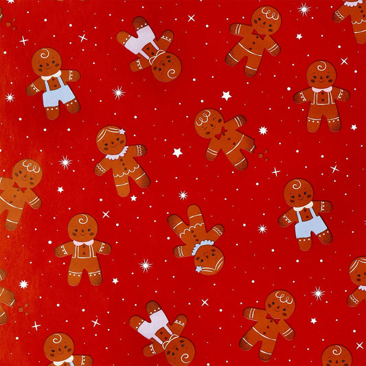 400 cm Wrapping paper - Gingerbread people