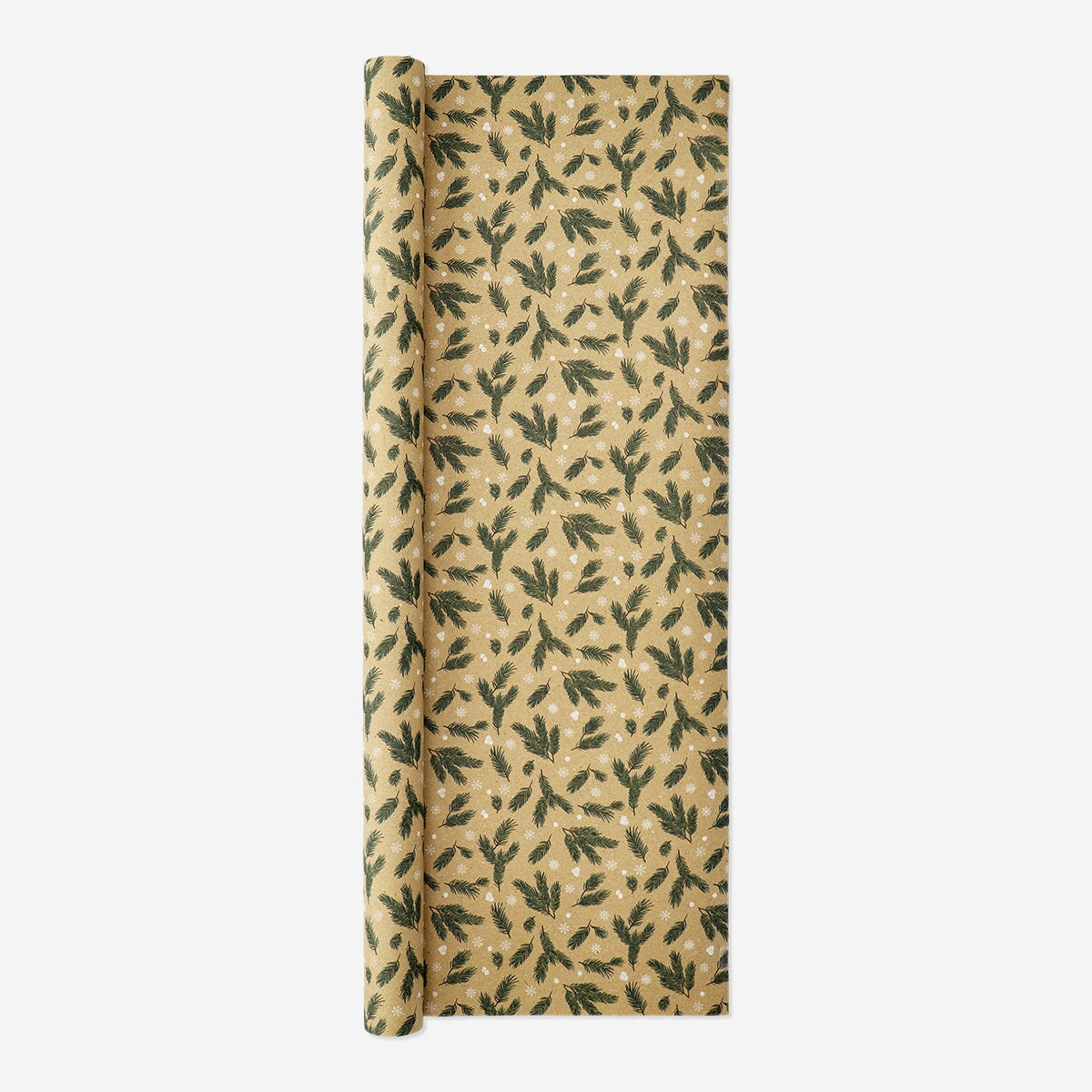 Wrapping Paper with Pine Tree Branches - 400x70 cm Party Flying Tiger Copenhagen 