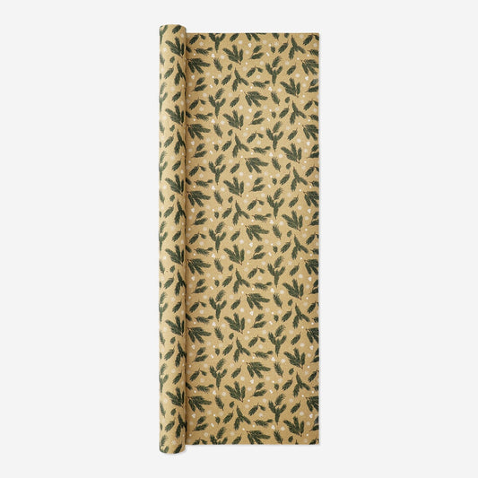 400 cm Wrapping paper - Pine tree branches