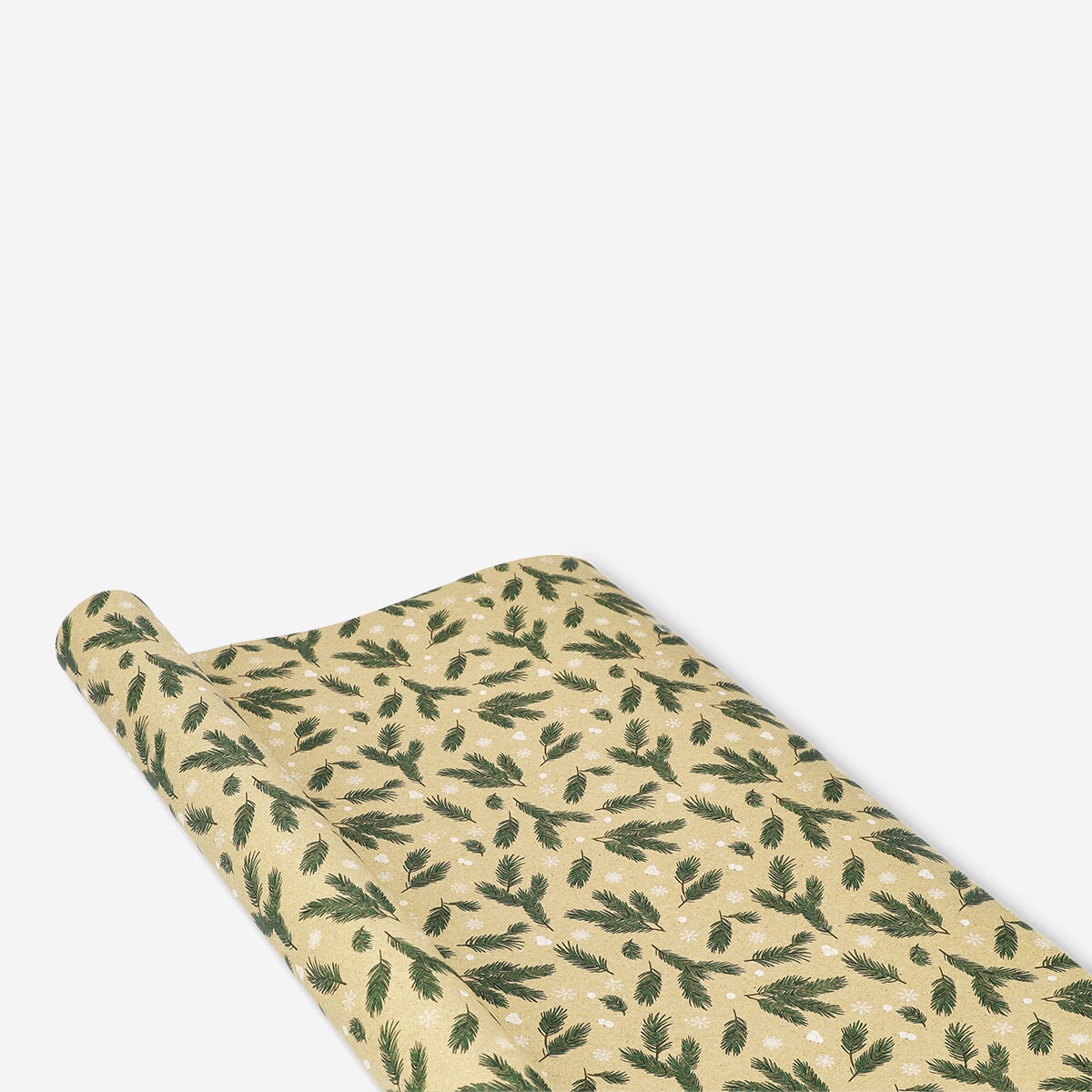 Wrapping Paper with Pine Tree Branches - 400x70 cm Party Flying Tiger Copenhagen 