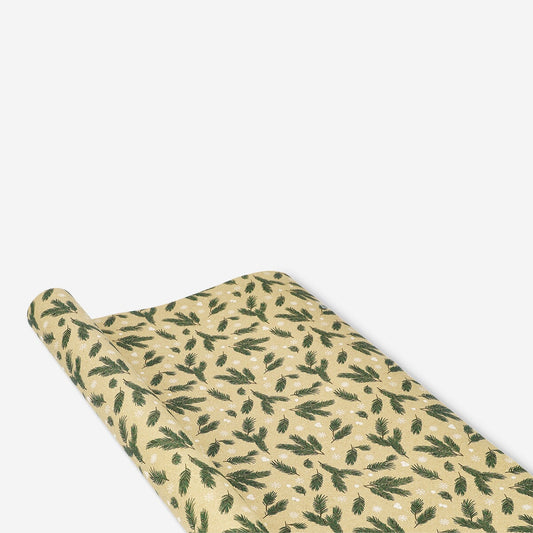 400 cm Wrapping paper - Pine tree branches