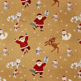 Wrapping Paper with Santa - 400x70 cm Party Flying Tiger Copenhagen 