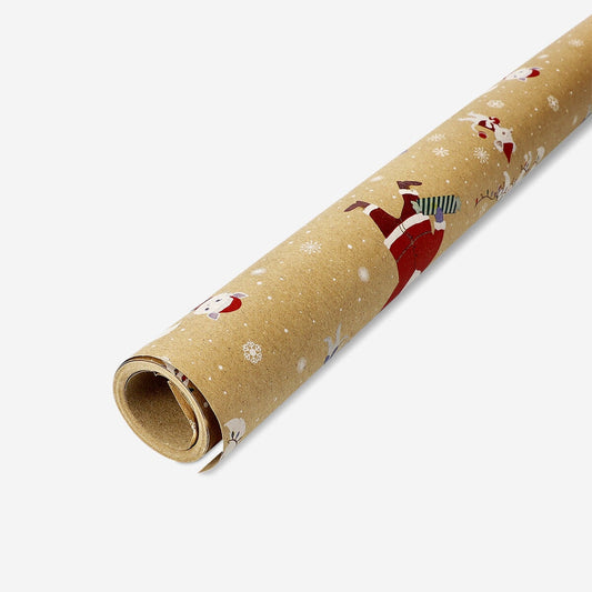 400 cm Geschenkpapier - Weihnachtsmann