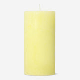 Yellow Rustic Pillar Candle - 12 cm Home Flying Tiger Copenhagen 