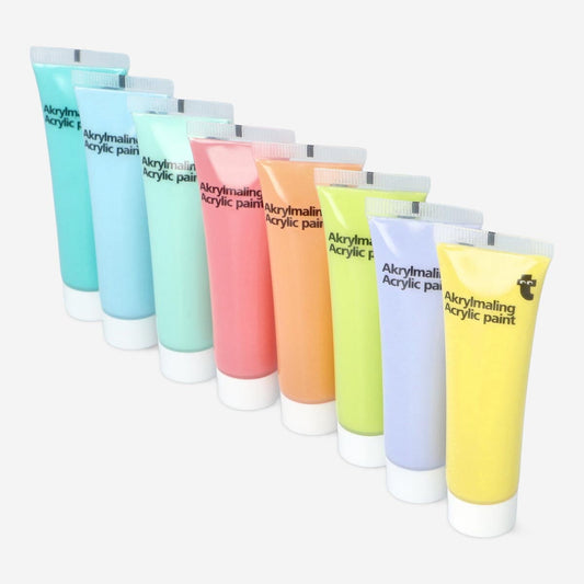 Acrylverf. 8 stuks