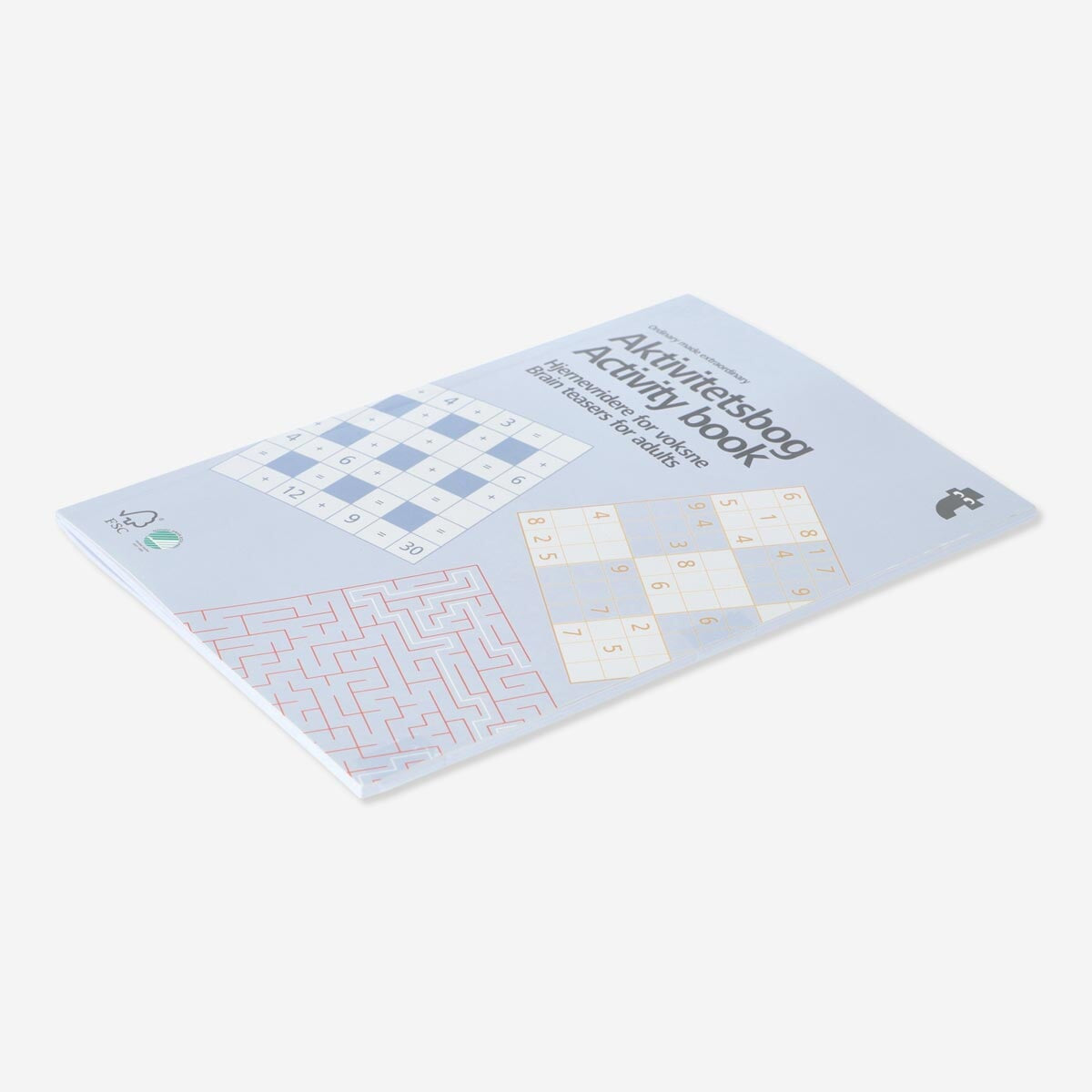 Activity book. Brain teasers for adults Flying Tiger Co...