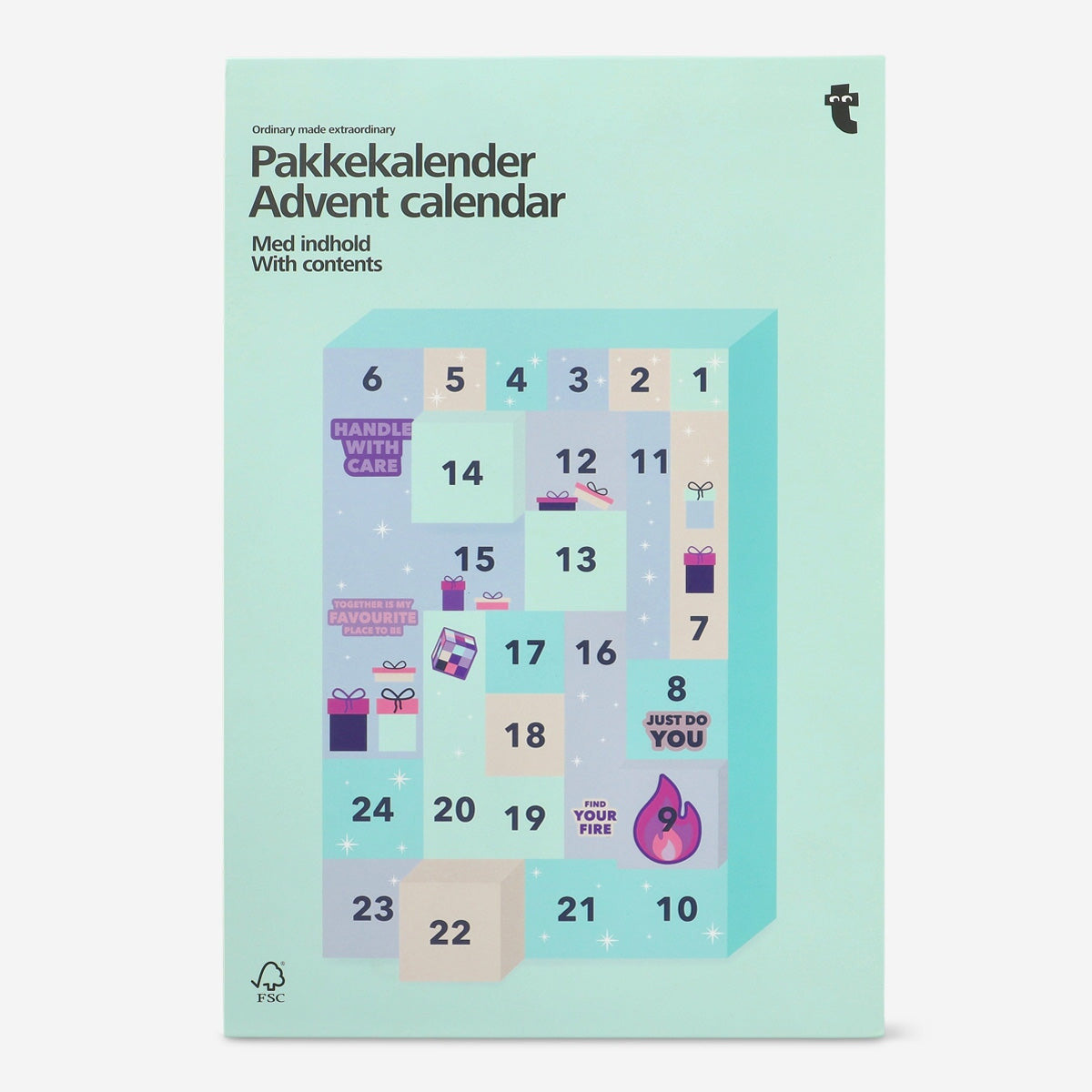 Advent calendar. With contents Gadget Flying Tiger Copenhagen 