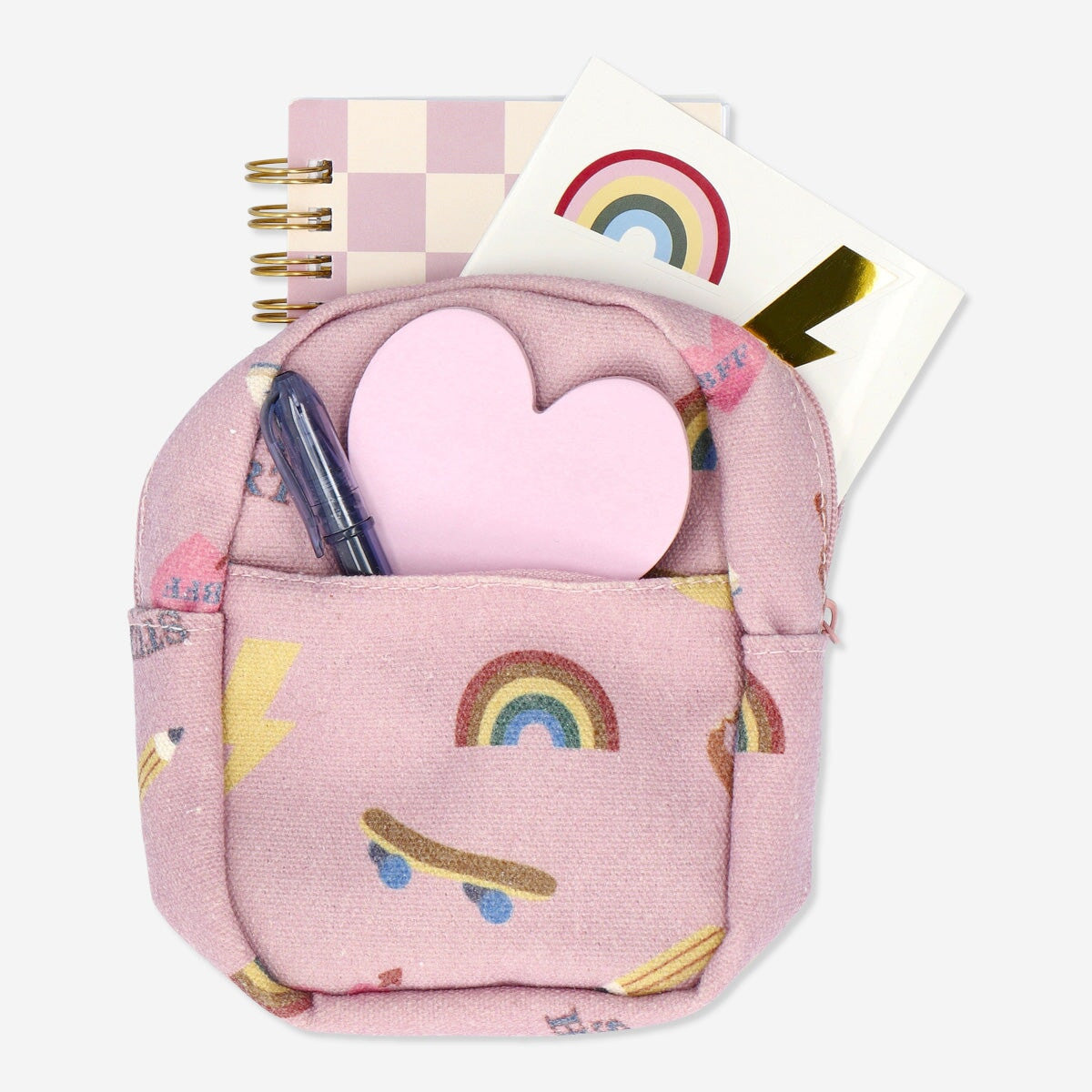 Backpack. With stationery kit Flying Tiger Copenhagen