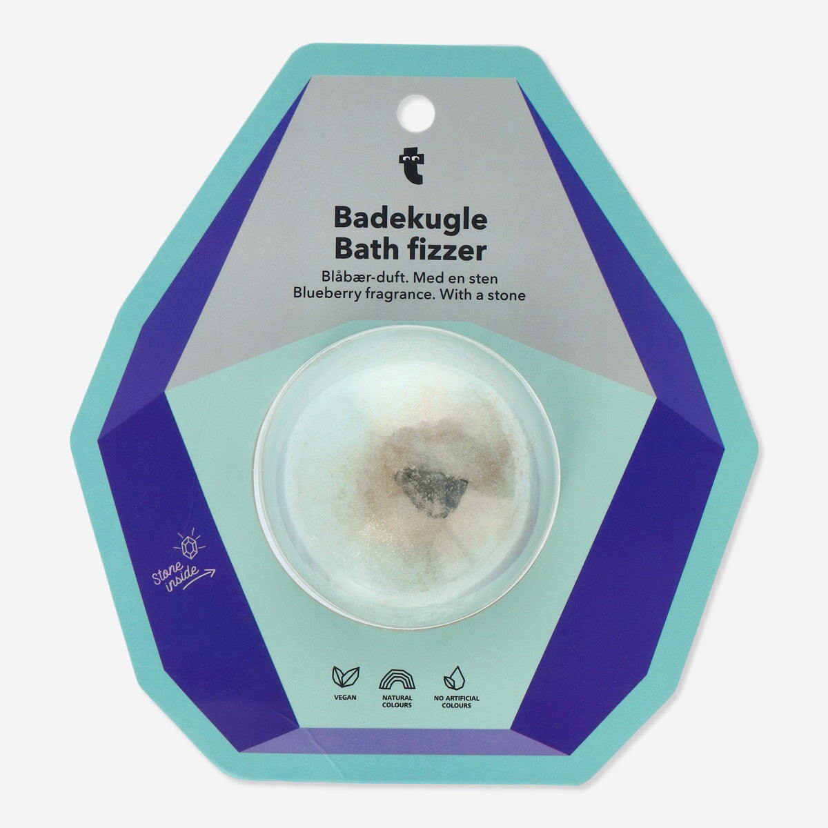 Bath fizzer. Blueberry fragrance Personal care Flying Tiger Copenhagen 