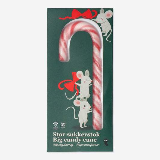 Big candy cane. Peppermint flavour
