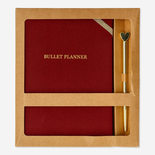 Bullet-planner. Med pen