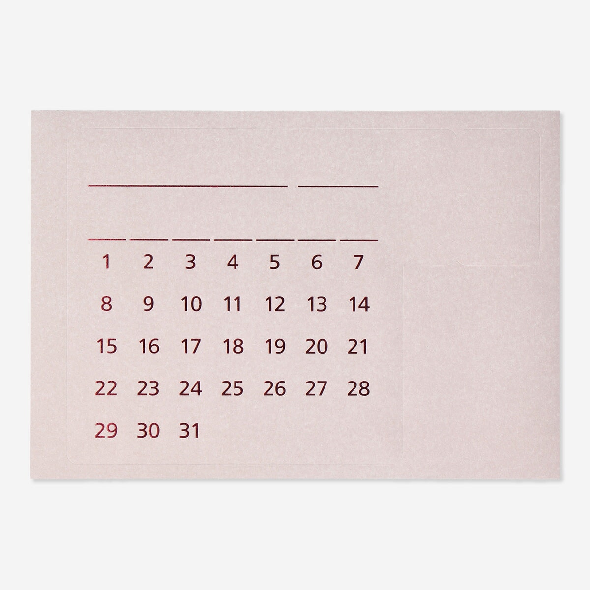 Calendar stickers for bullet planner Office Flying Tiger Copenhagen 