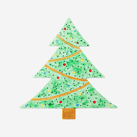 Canvas. Christmas tree