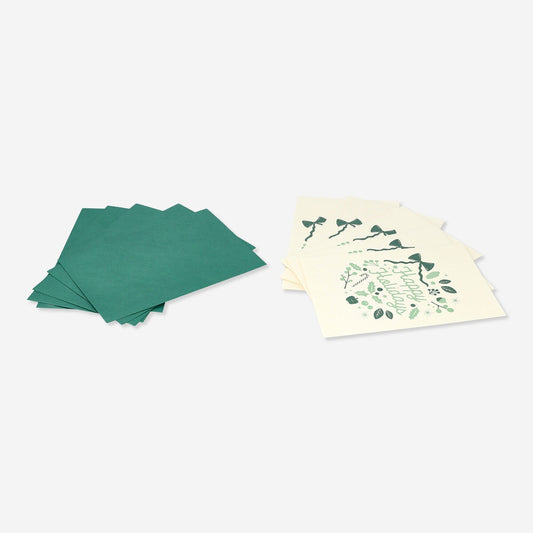 Cards and envelopes. 5 pcs