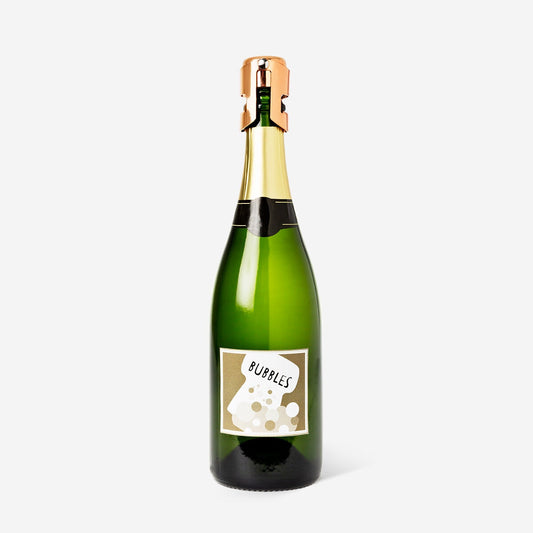 Copertine di bottiglie di champagne