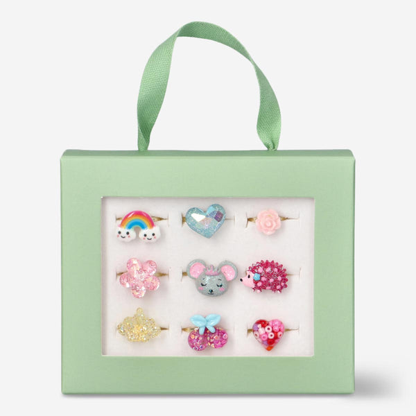 Winged Sirenny Anelli Da Polso Con Nastri In Seta – 2 Pezzi – Per Danza, Gioco E Flow Arts – Colore Grace (Nastri Dipinti A Mano, Anelli In Bambù)