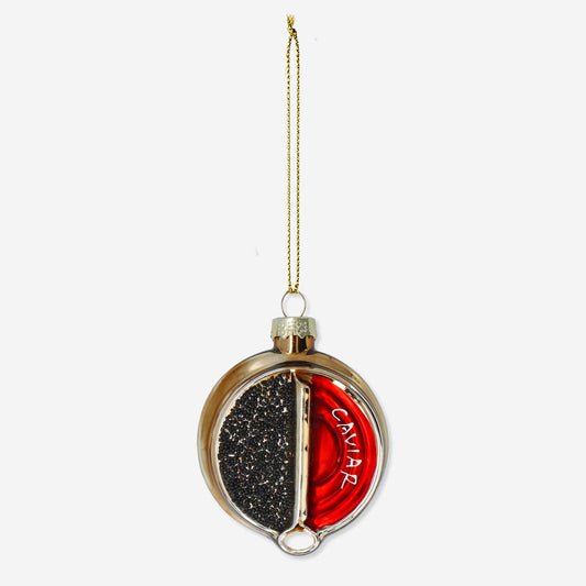 Christmas bauble. Caviar