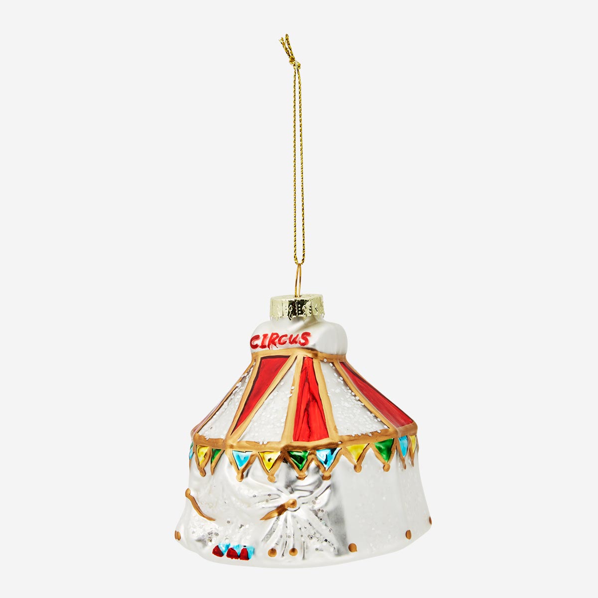 Christmas bauble. Circus tent Home Flying Tiger Copenhagen 