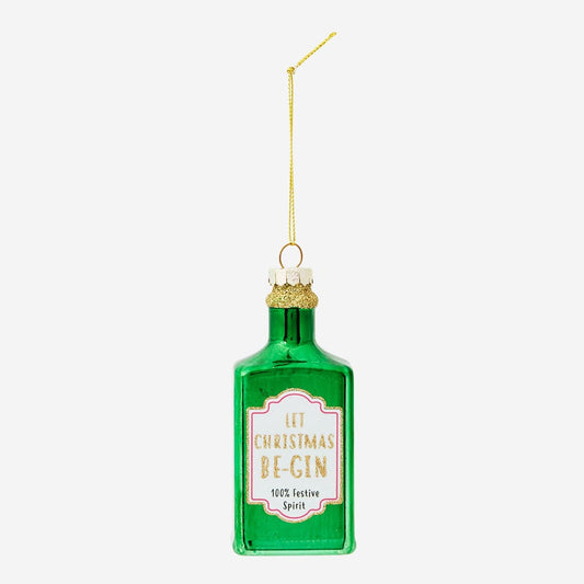 Christmas bauble. Gin