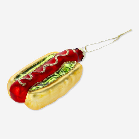 Un ornament de Crăciun. Hotdog
