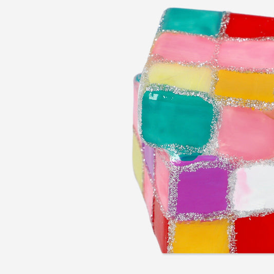 Christmas bauble. IQ cube