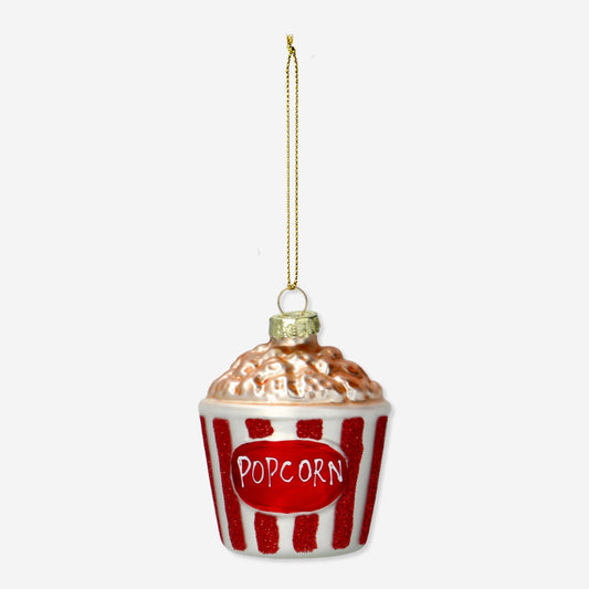 Christmas bauble. Popcorn