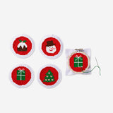 Christmas decoration cross stitch kit Hobby Flying Tiger Copenhagen 