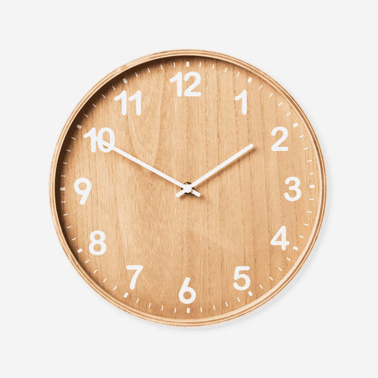 Reloj de cocina madera