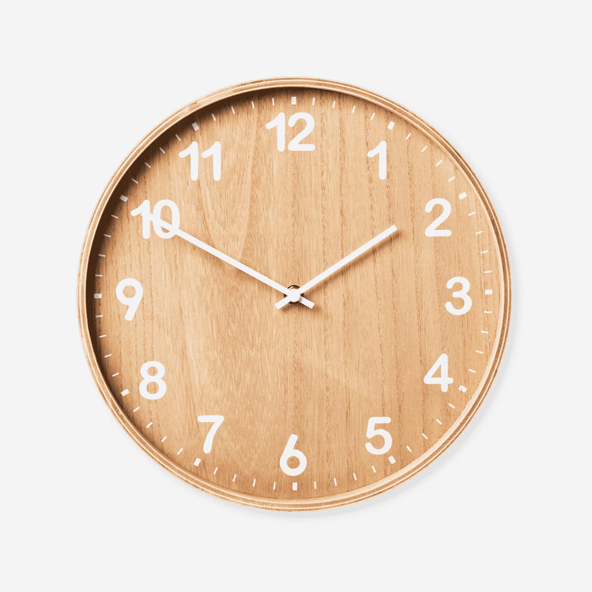 Bamboo-Style Wall Clock – 30cm Elegant Decor | Home Accessories ...