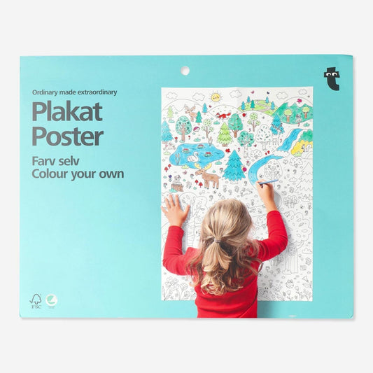 Colour-your-own poster