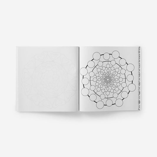 Artistic patterns colouring book