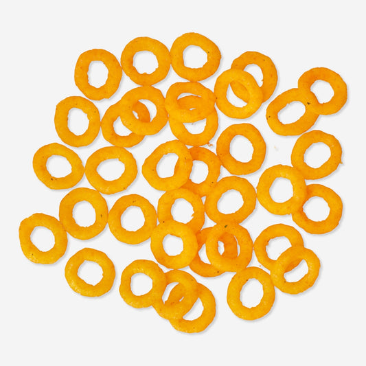 Corn rings. Pizza flavour